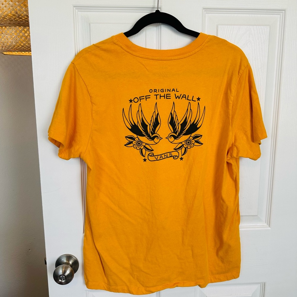 VANS sparrow boyfriend tee size XL